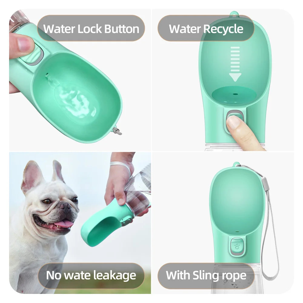 Portable Dog Water Bottle – Leakproof Travel Bottle